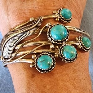 Sold/Trade Silver Turquoise cuff